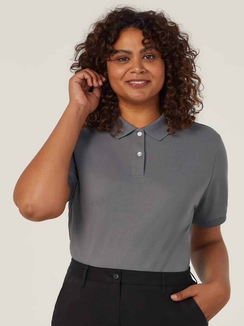 Antibacterial Polyface Short Sleeve Polo - CATU58