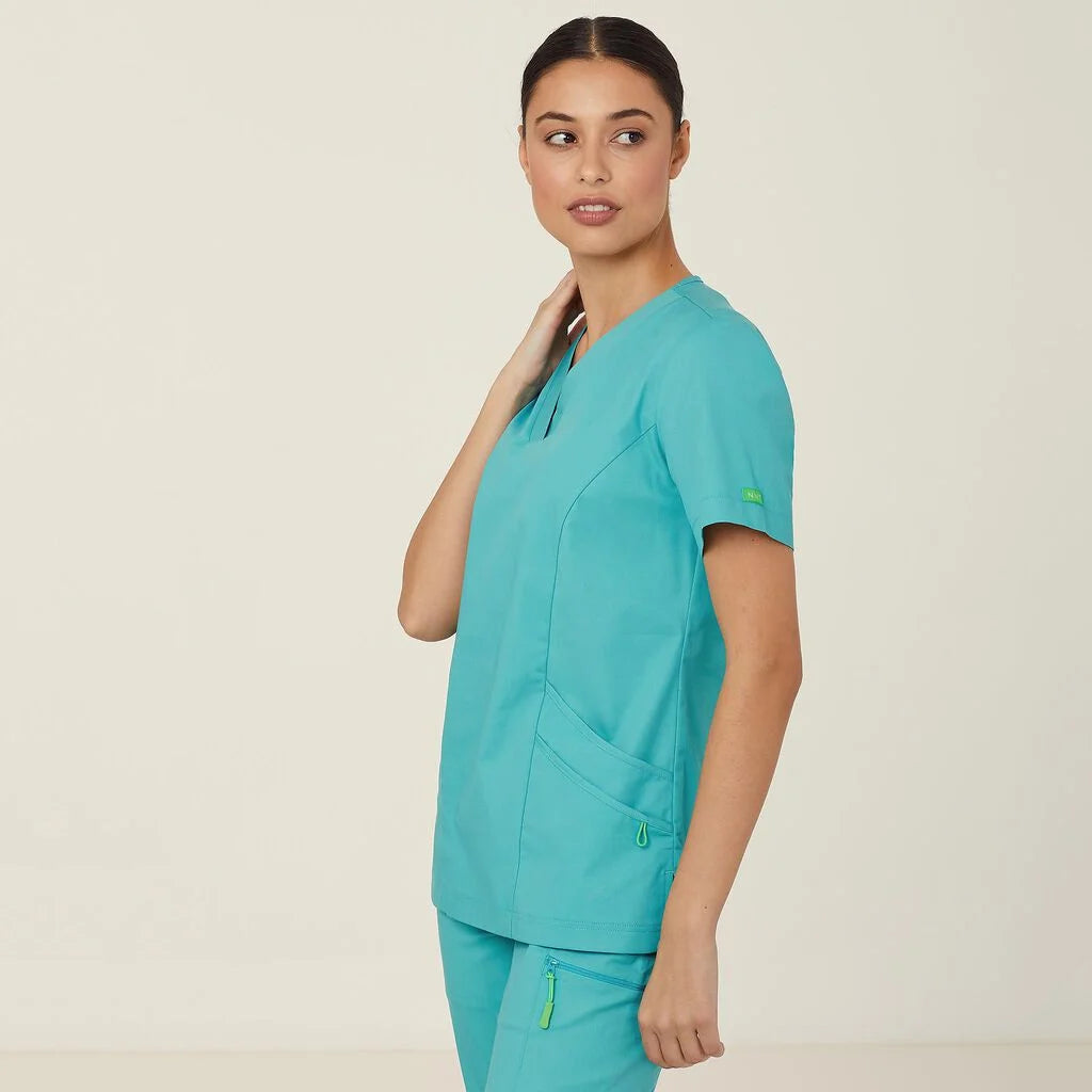 Next-Gen Antibacterial Active Florence Scrub Top - CATULM