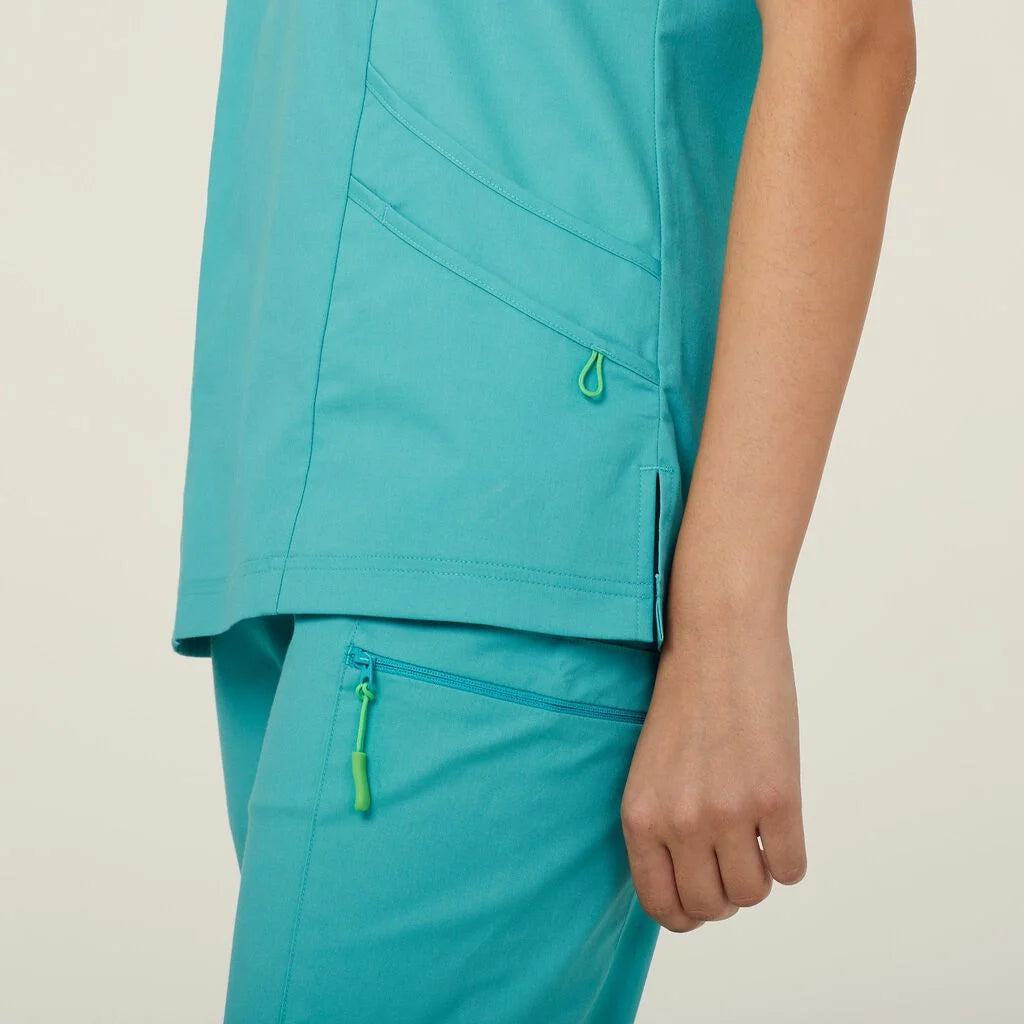 Next-Gen Antibacterial Active Florence Scrub Top - CATULM