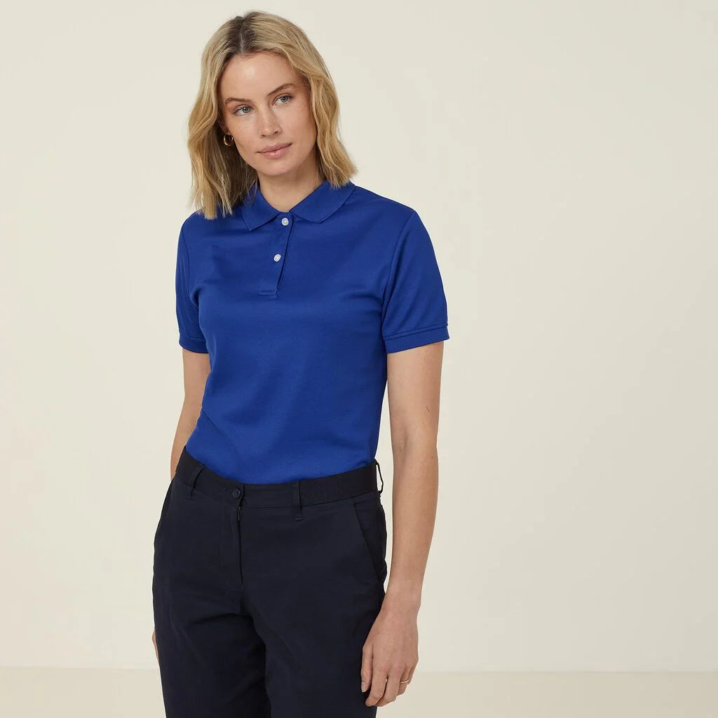 Antibacterial Polyface Short Sleeve Polo - CATU58