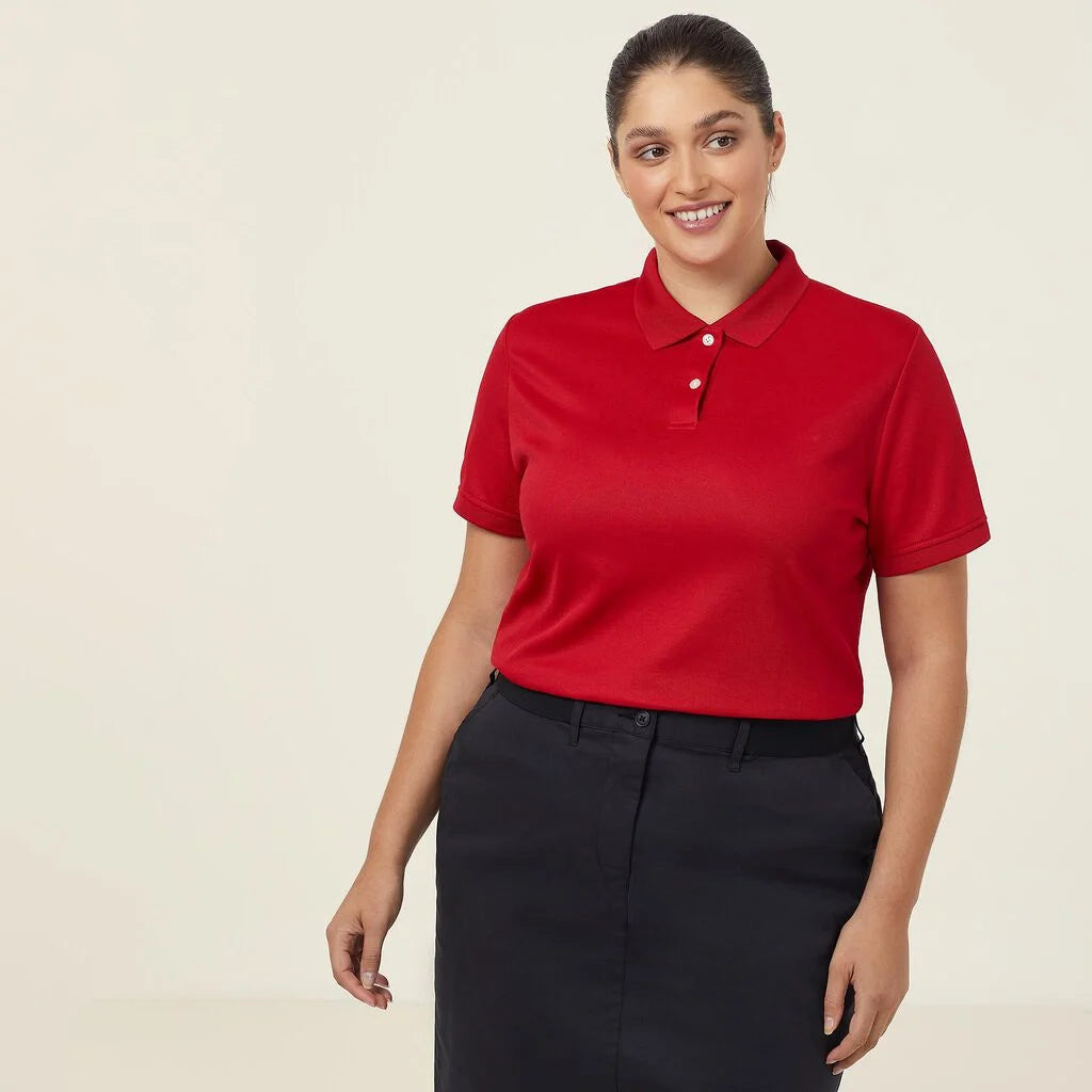 Antibacterial Polyface Short Sleeve Polo - CATU58