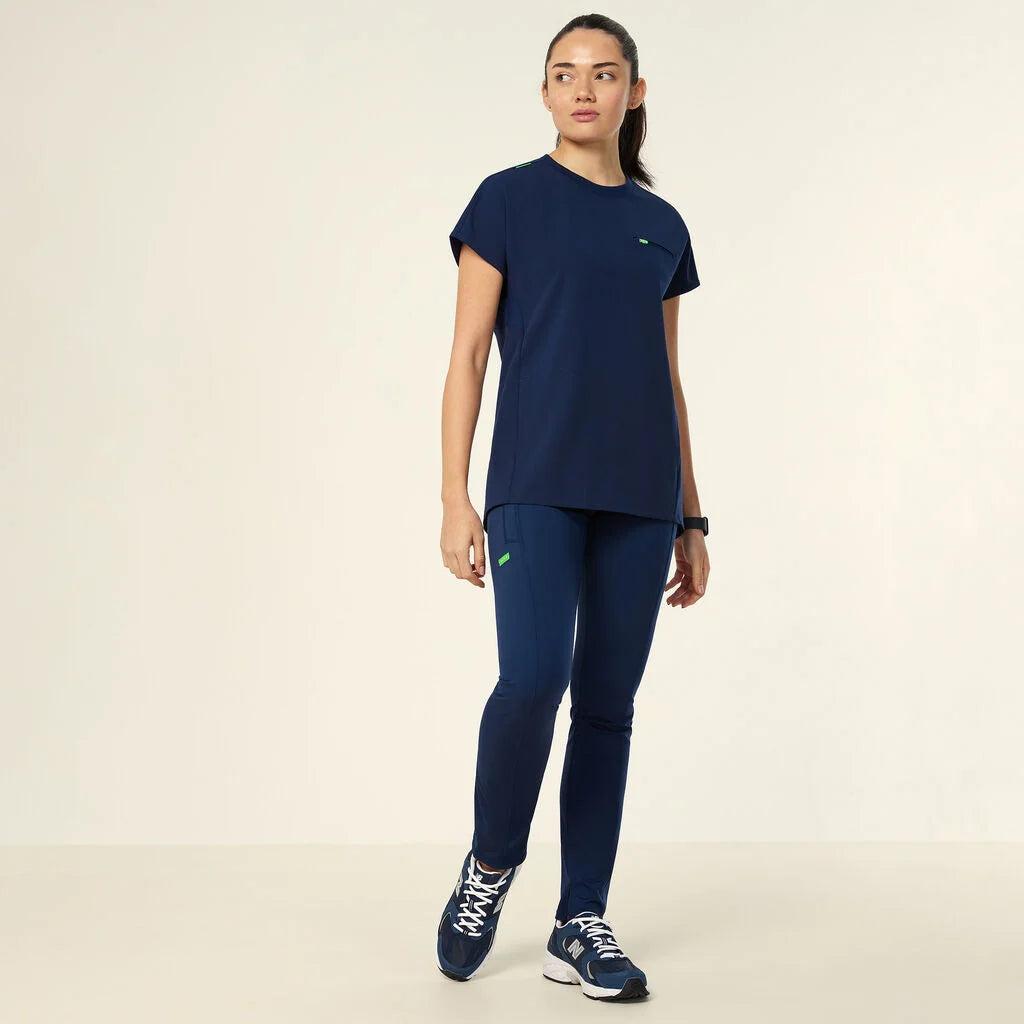 Invigorate Crew Neck Scrub Top CATUY7 - NVB