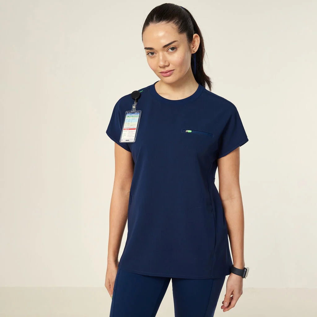 Invigorate Crew Neck Scrub Top CATUY7 - NVB