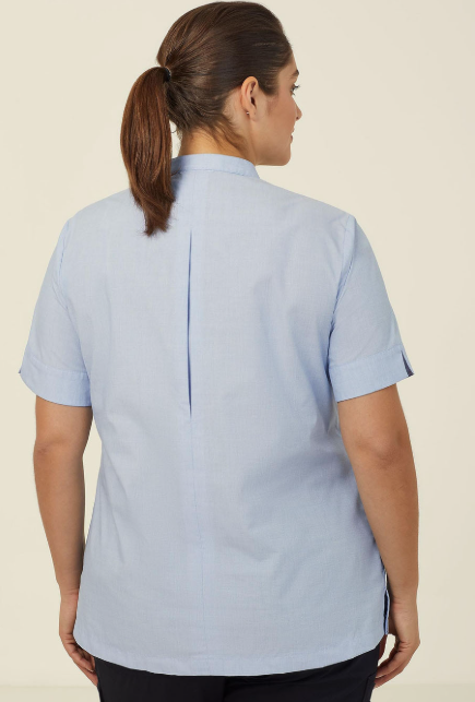 Poly Cotton End On End Short Sleeve Tunic - CATUGA