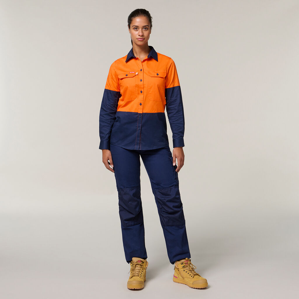 HI-VIS VENTED LONG SLEEVE SHIRT - Y08225