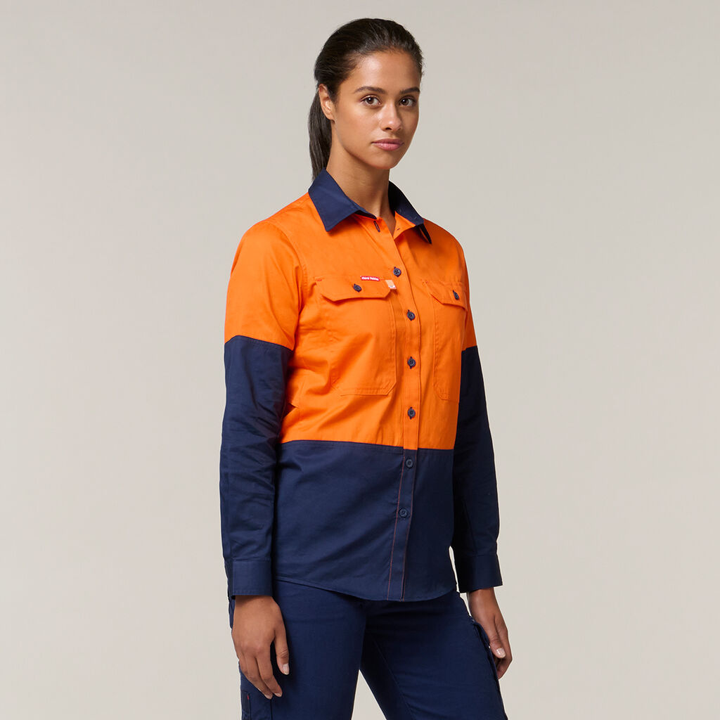 HI-VIS VENTED LONG SLEEVE SHIRT - Y08225