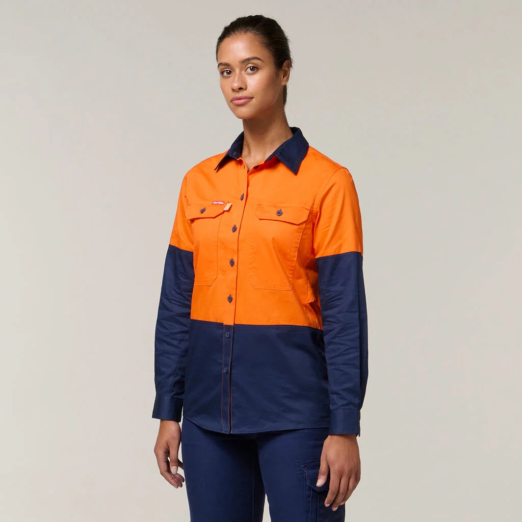 HI-VIS VENTED LONG SLEEVE SHIRT - Y08225
