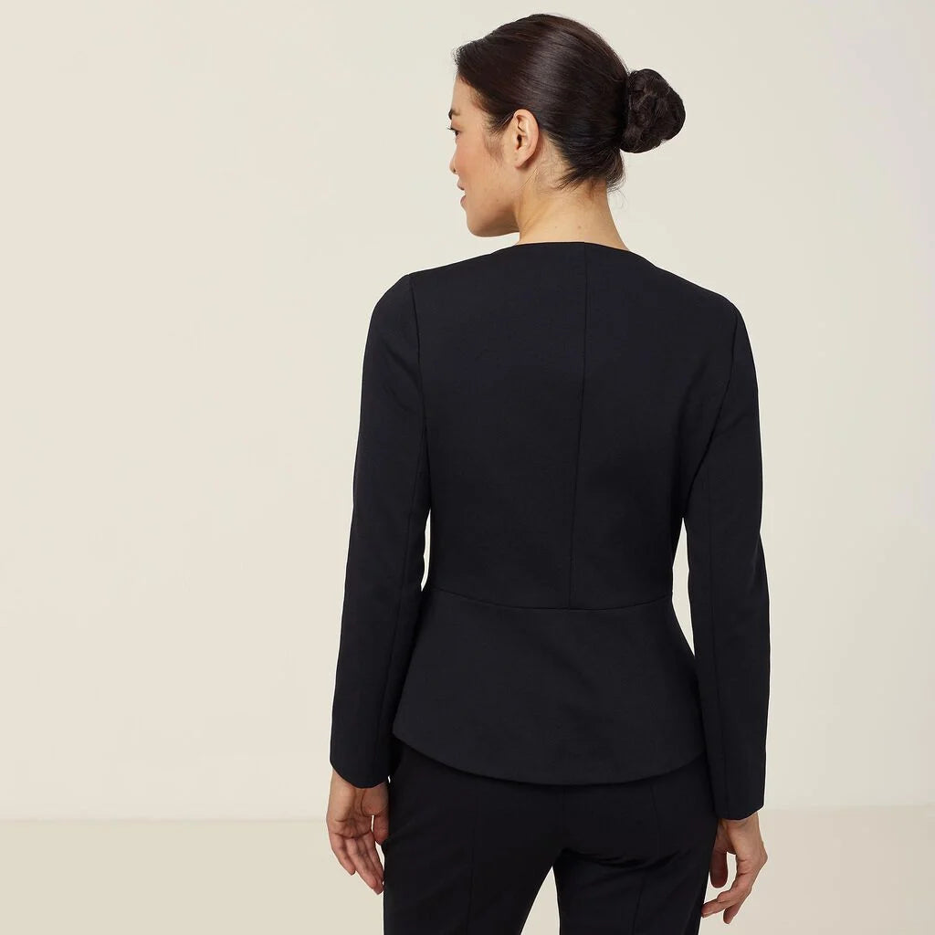 Ponte Knit Cropped Jacket - CAT1E3