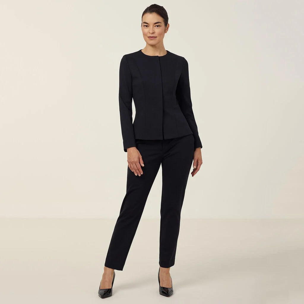 Ponte Knit Cropped Jacket - CAT1E3