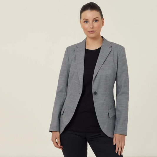 Linen Look Half-Lined Jacket - CAT1E9