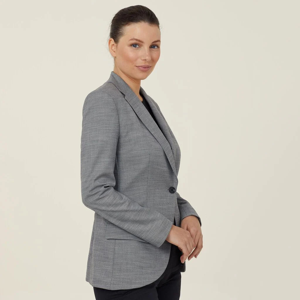 Linen Look Half-Lined Jacket - CAT1E9