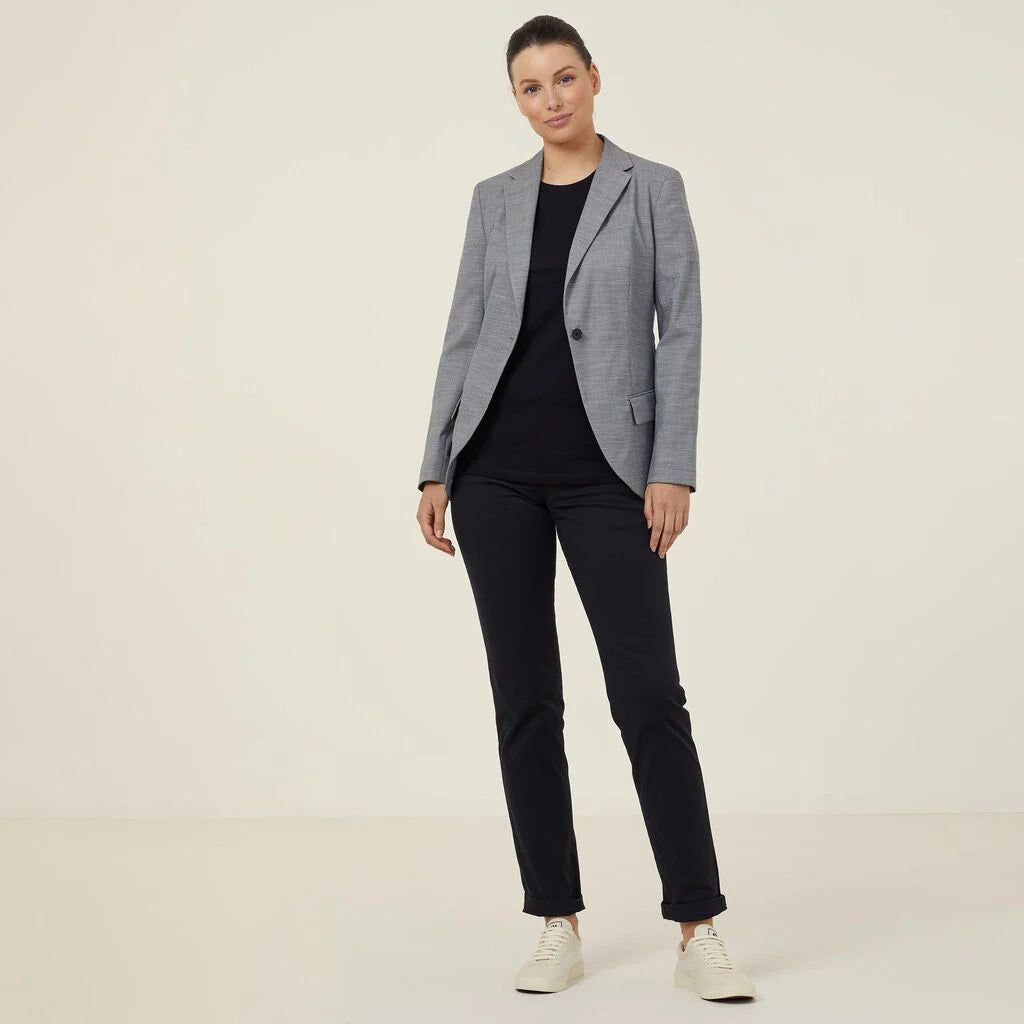 Linen Look Half-Lined Jacket - CAT1E9
