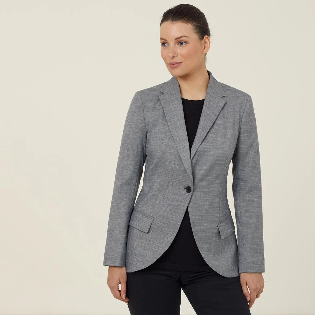 Linen Look Half-Lined Jacket - CAT1E9