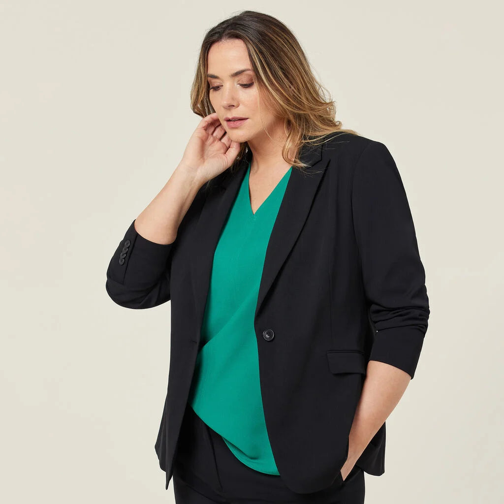 Crepe Stretch Longline Jacket - CAT1H8