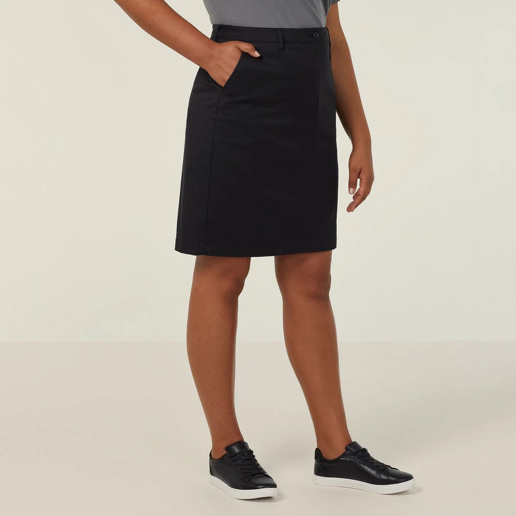 Stretch Cotton Chino Skirt - CAT2RL