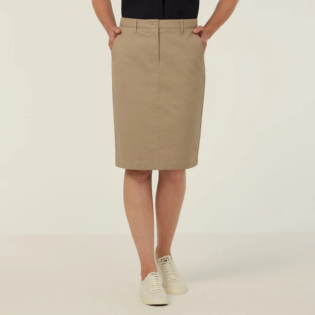 Stretch Cotton Chino Skirt - CAT2RL