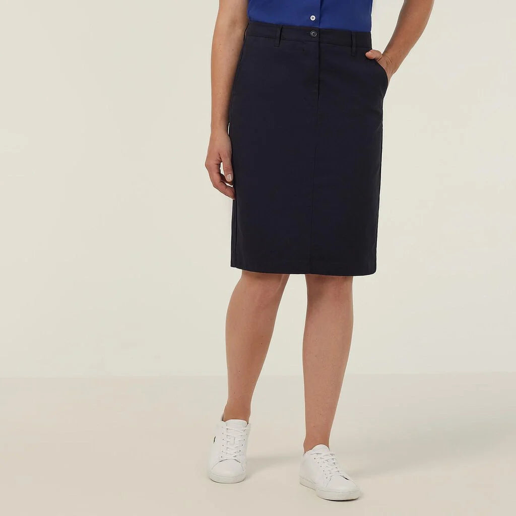 Stretch Cotton Chino Skirt - CAT2RL