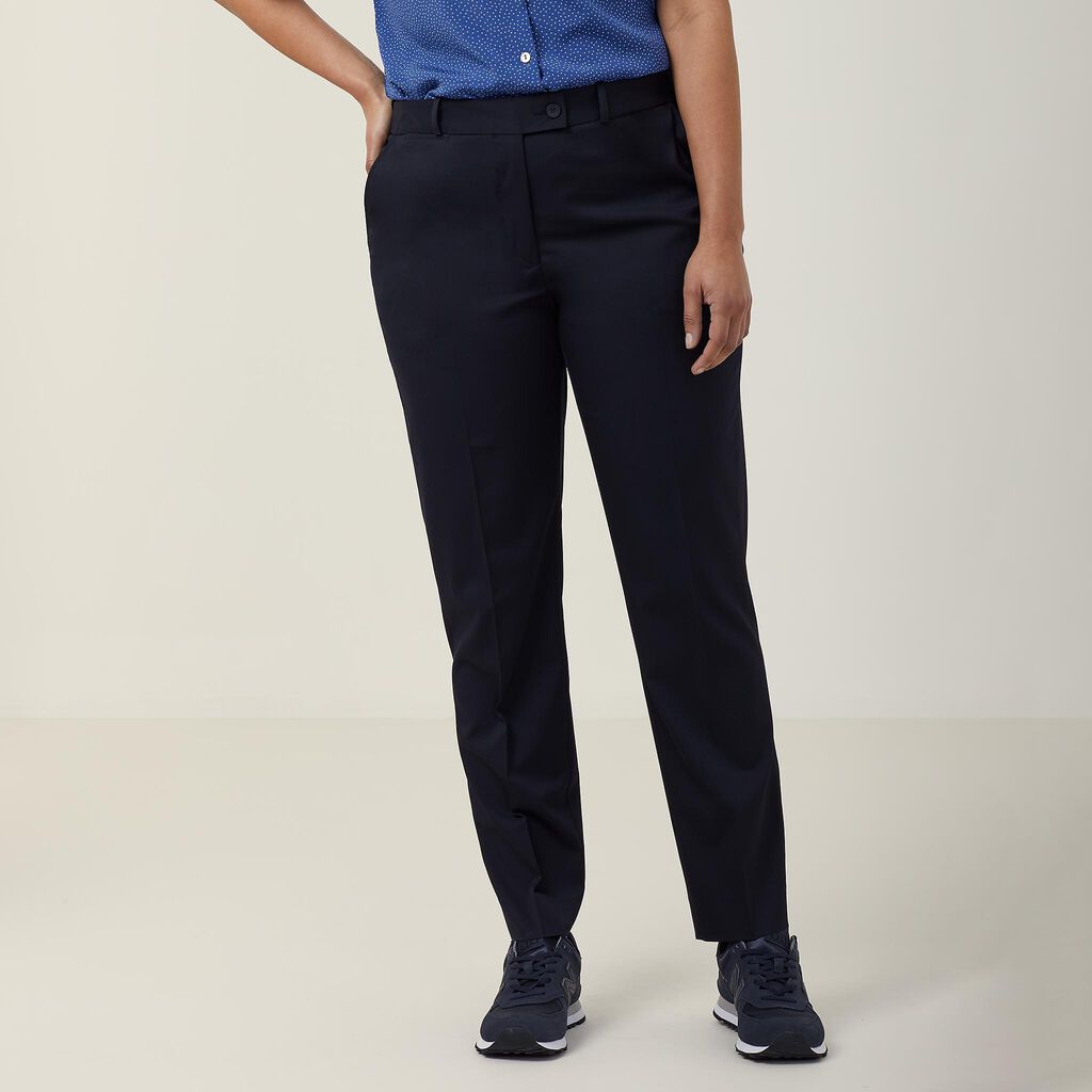 Poly Viscose Stretch Twill Slim Leg Secret Waist Pant - CAT3QC