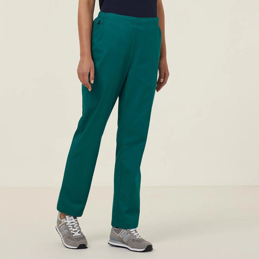 Vital Antibacterial Page Scrub Pant - CAT3W9 Hunter Green/Purple