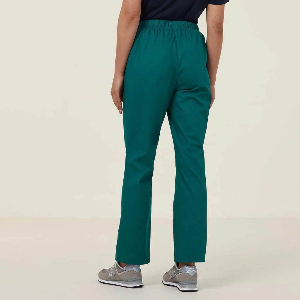 Vital Antibacterial Page Scrub Pant - CAT3W9 Hunter Green/Purple