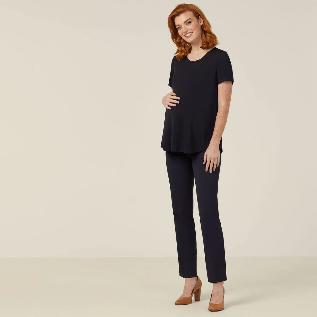 Poly Viscose Stretch Twill Maternity Pant CAT3XM