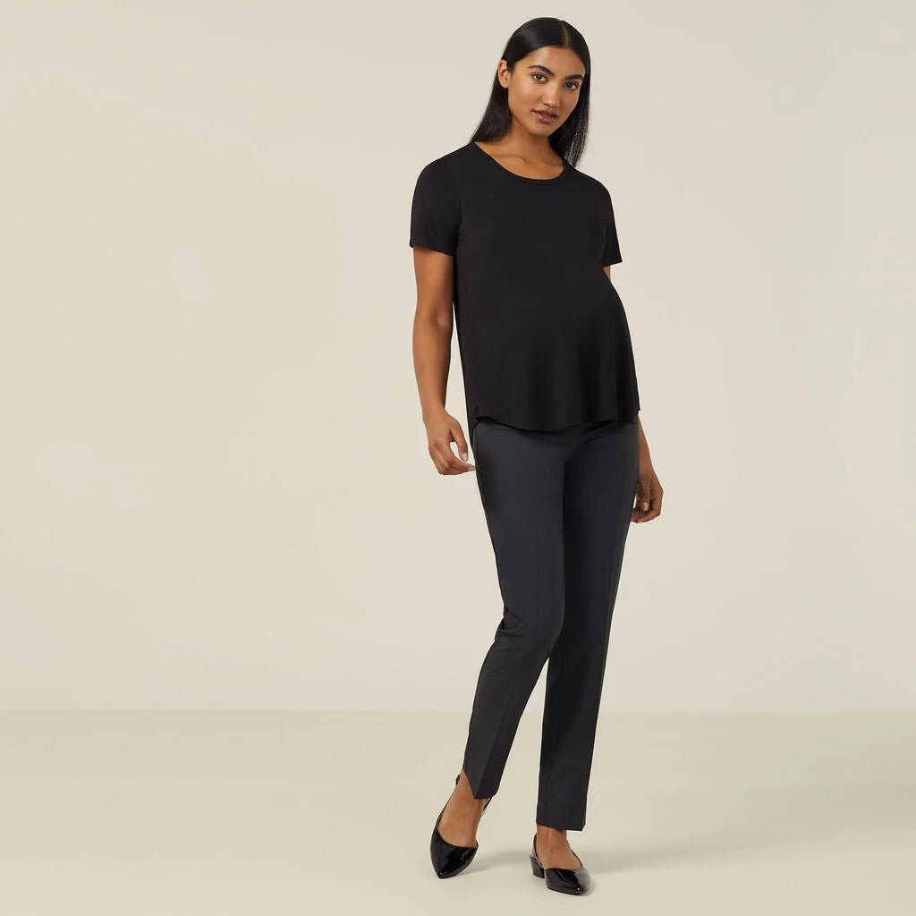 Poly Viscose Stretch Maternity Pant - CAT3XN