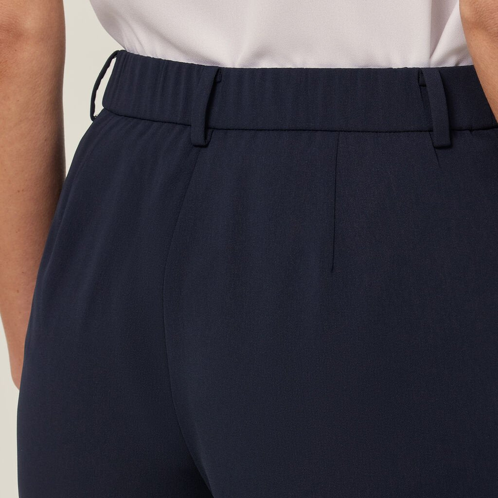 Crepe Stretch High Waist Cropped Pant SKU - 3YC