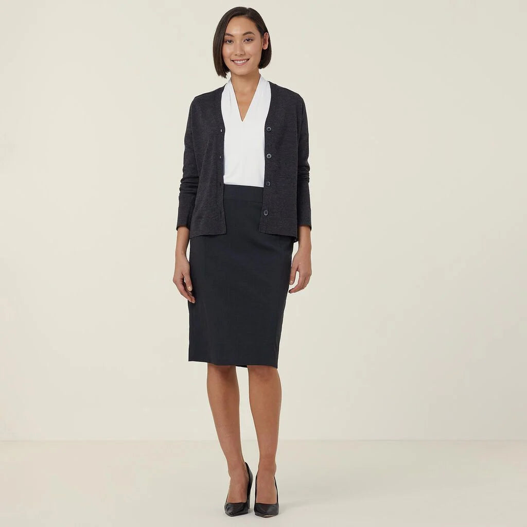 Merino Wool V-Neck Cardigan - CAT518