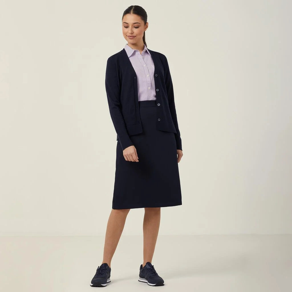 Merino Wool V-Neck Cardigan - CAT518