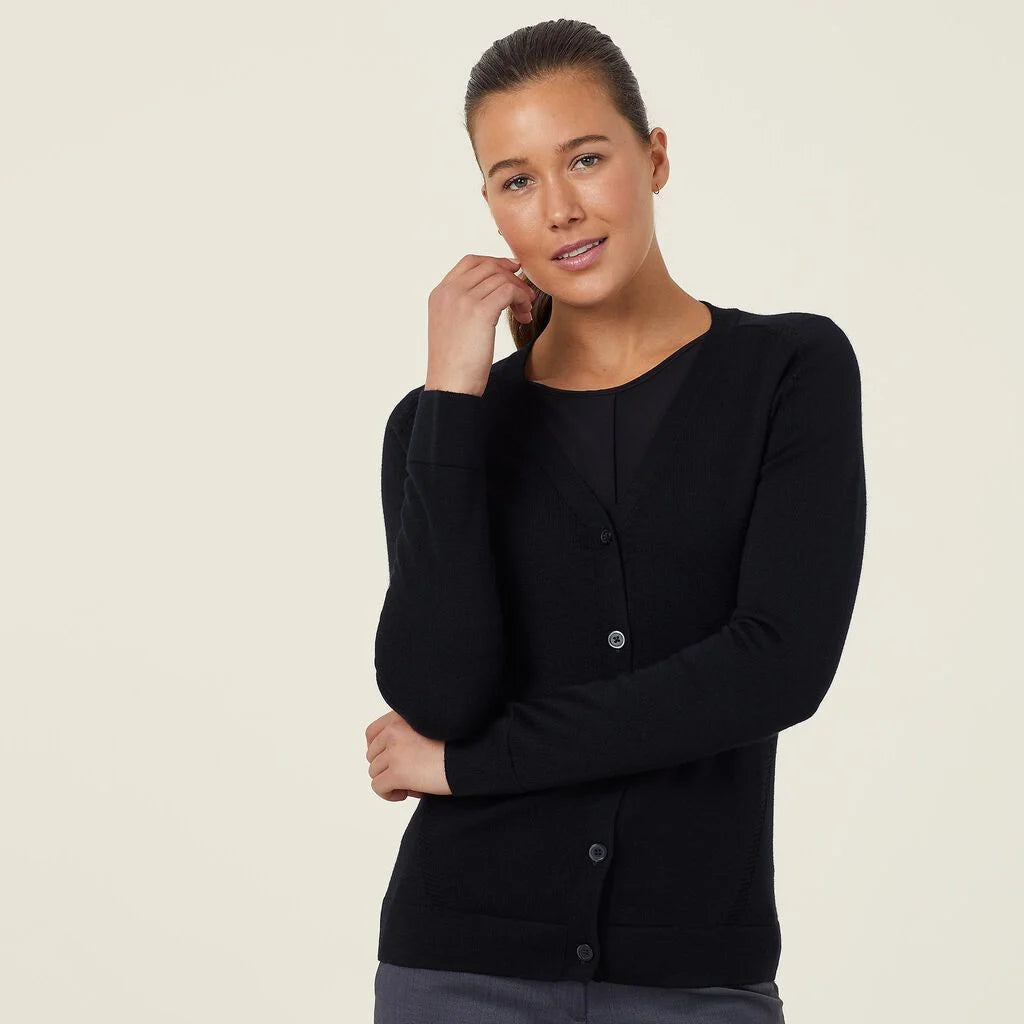 Merino Wool Detail Cardigan - CAT5AP