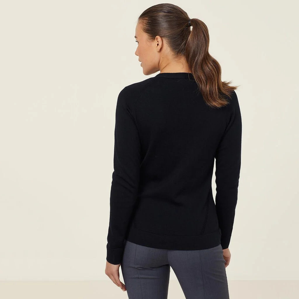 Merino Wool Detail Cardigan - CAT5AP