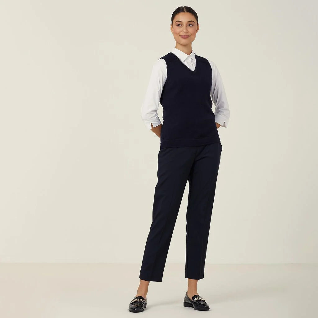 Merino Wool Textured Panel Vest - CAT5AR