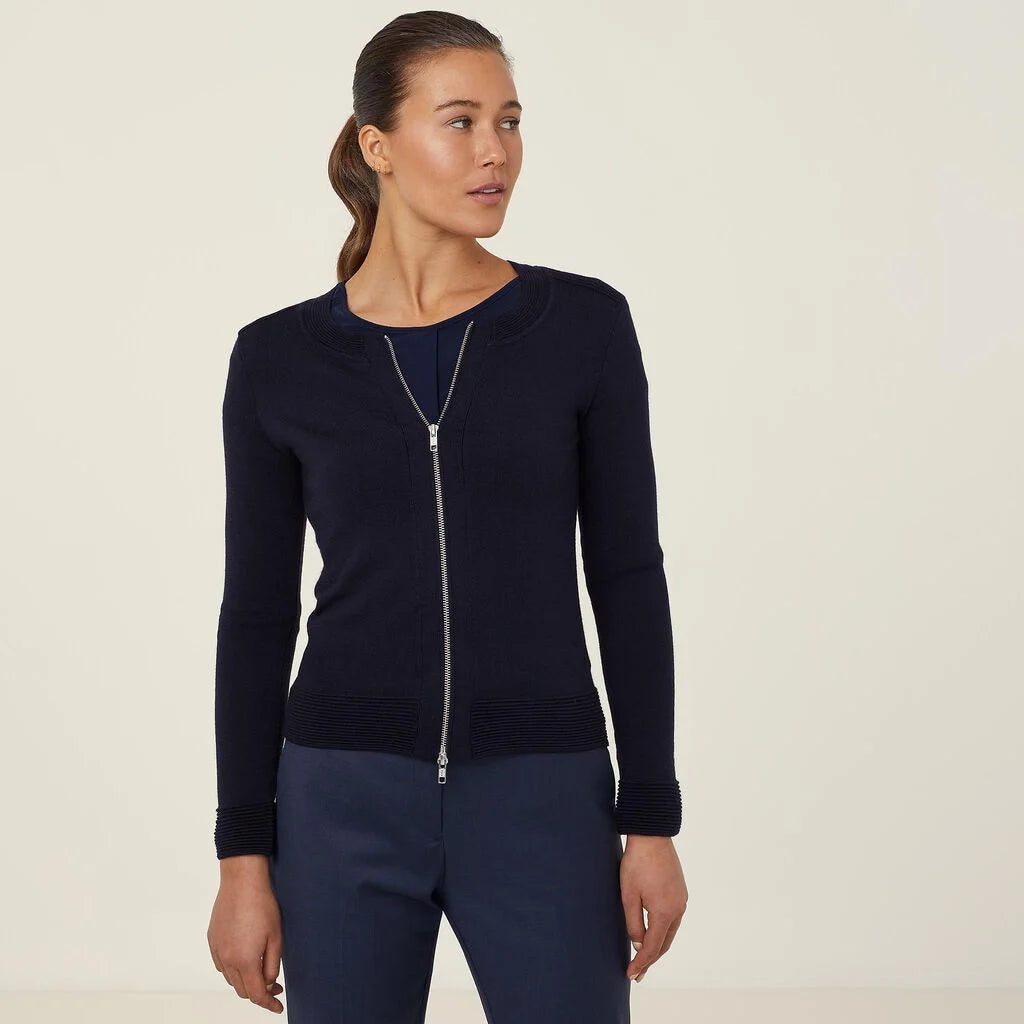 Merino Wool Knit Jacket - CAT5AS
