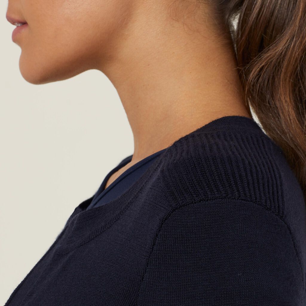 Merino Wool Knit Jacket - CAT5AS