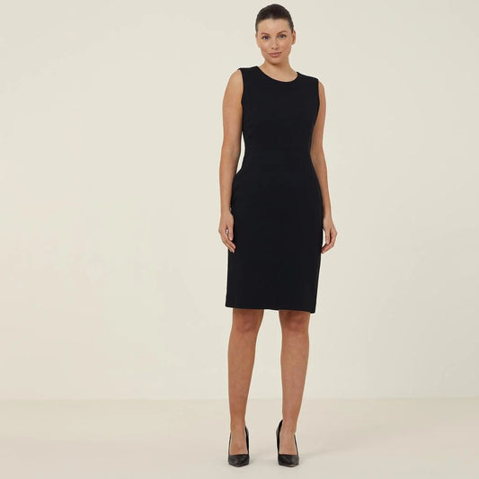 Dobby Stretch Sleeveless Dress - CAT675