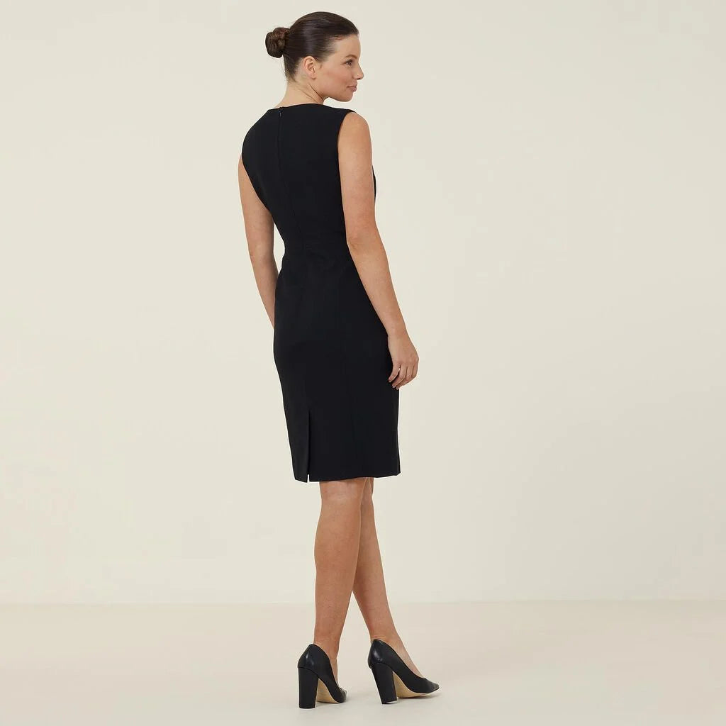 Dobby Stretch Sleeveless Dress - CAT675