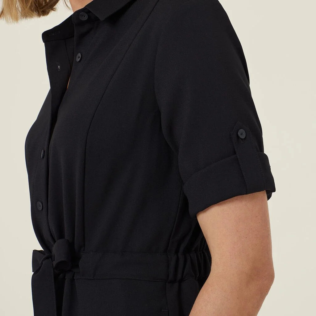 Heavy Stretch Georgette Shirt Dress - CAT67Y