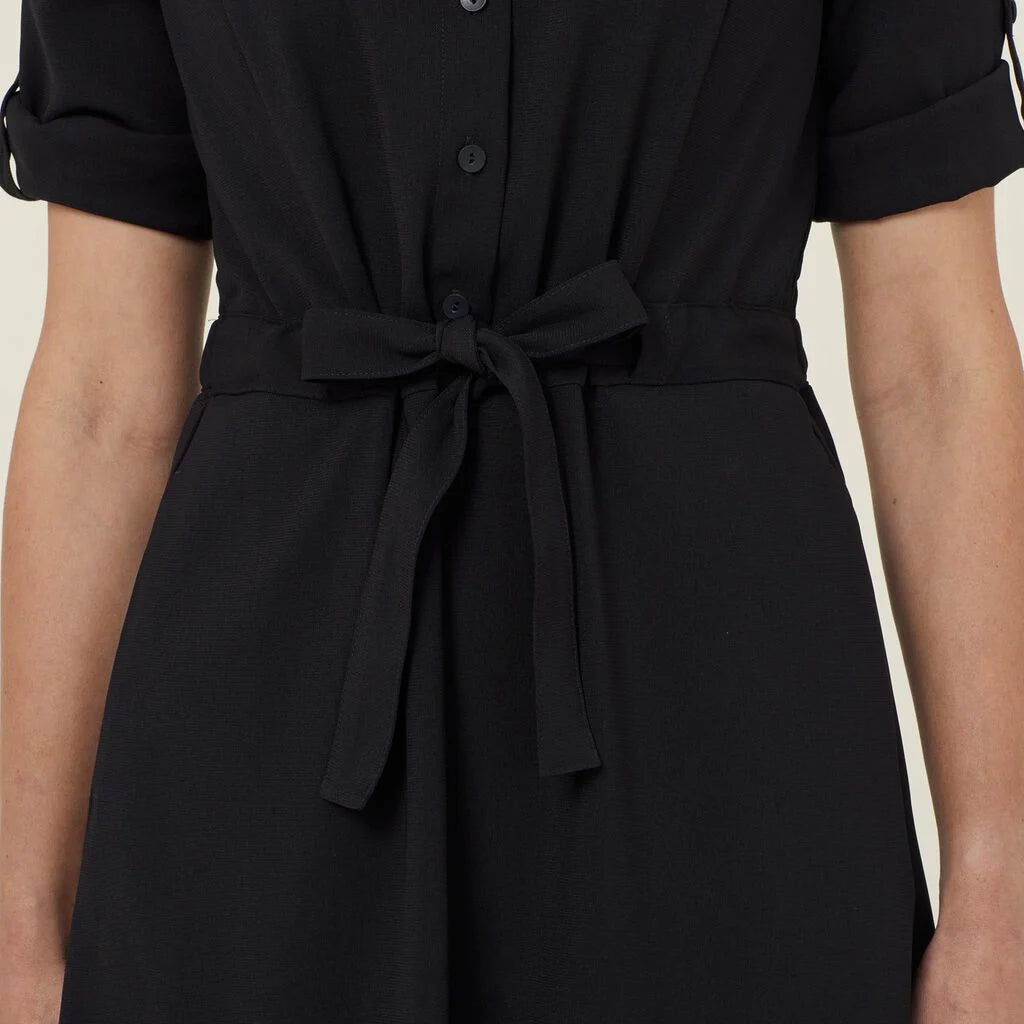 Heavy Stretch Georgette Shirt Dress - CAT67Y