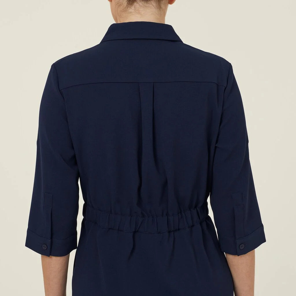 Heavy Stretch Georgette Shirt Dress - CAT67Y