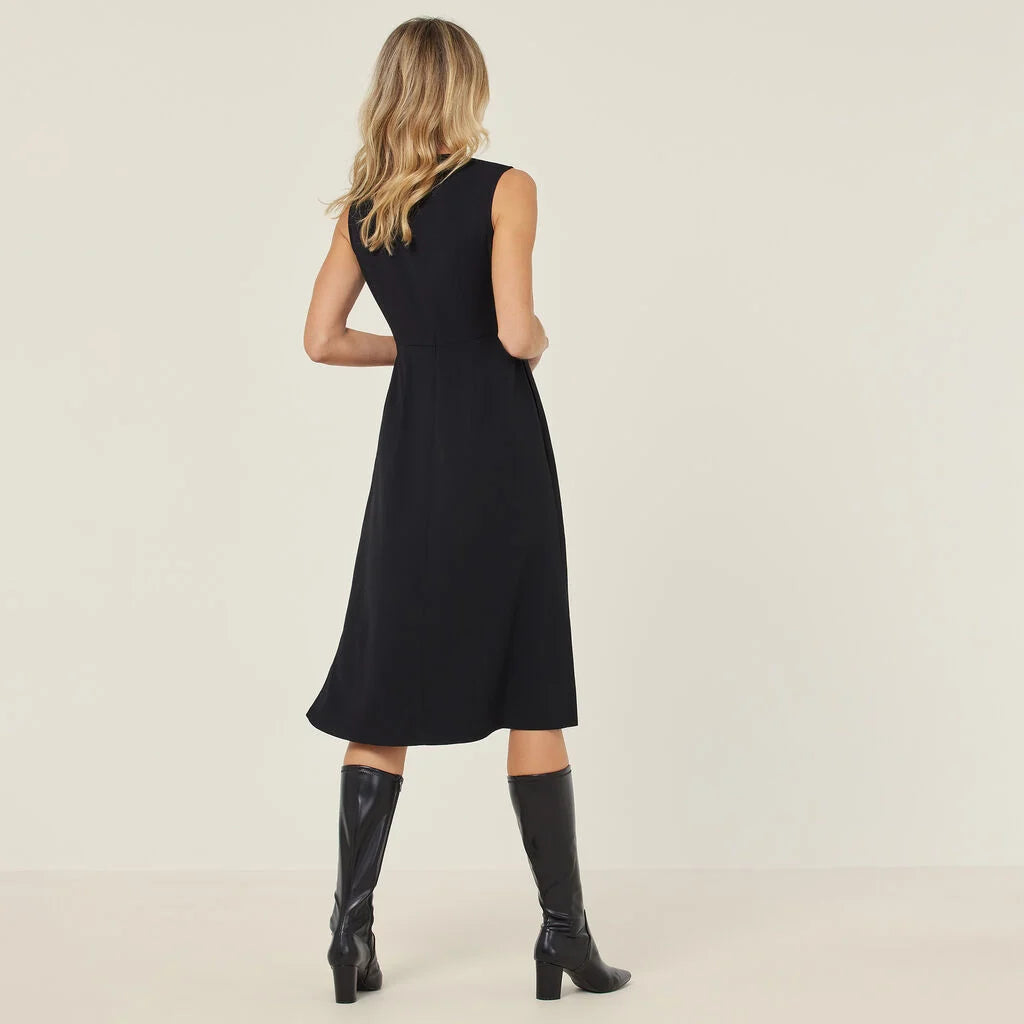 Crepe Stretch Sleeveless Dress - CAT69T