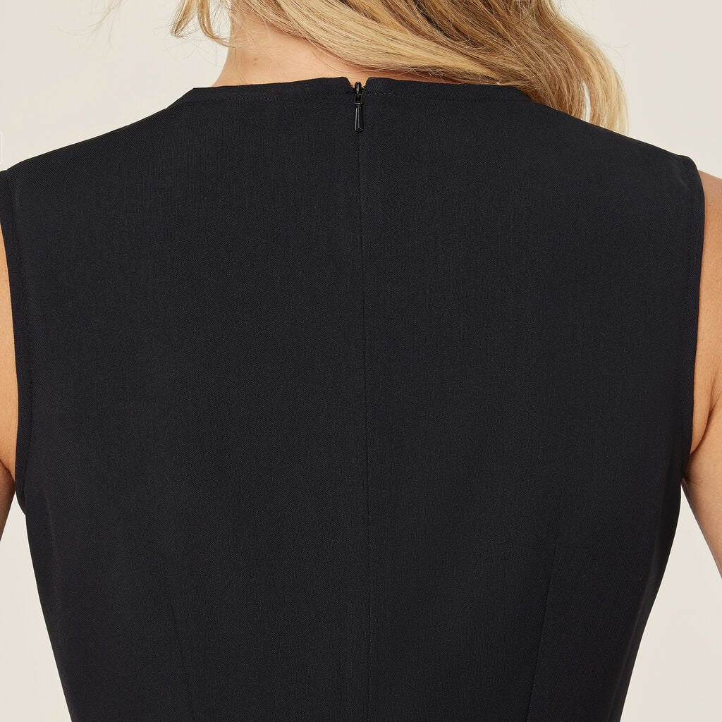 Crepe Stretch Sleeveless Dress - CAT69T