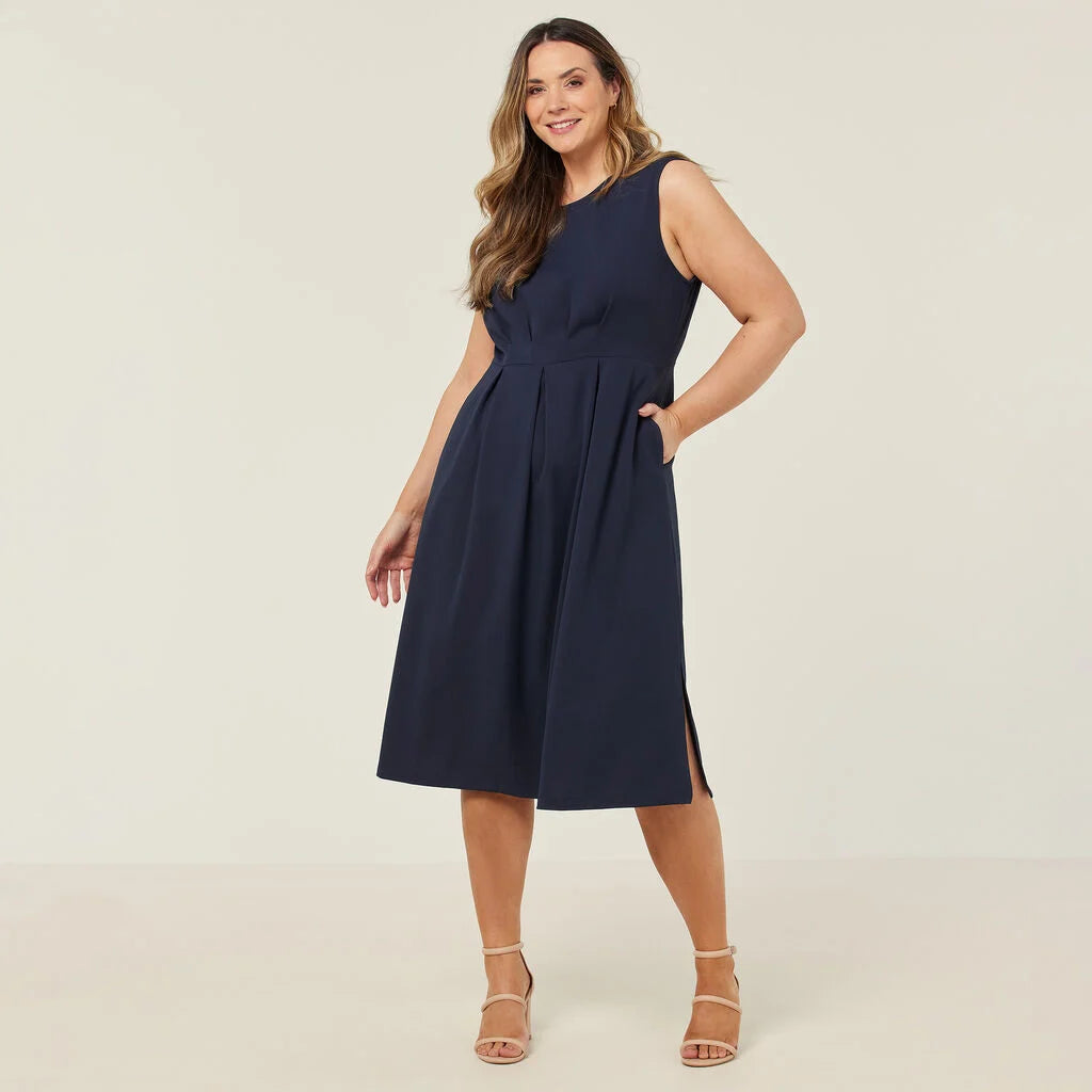 Crepe Stretch Sleeveless Dress - CAT69T
