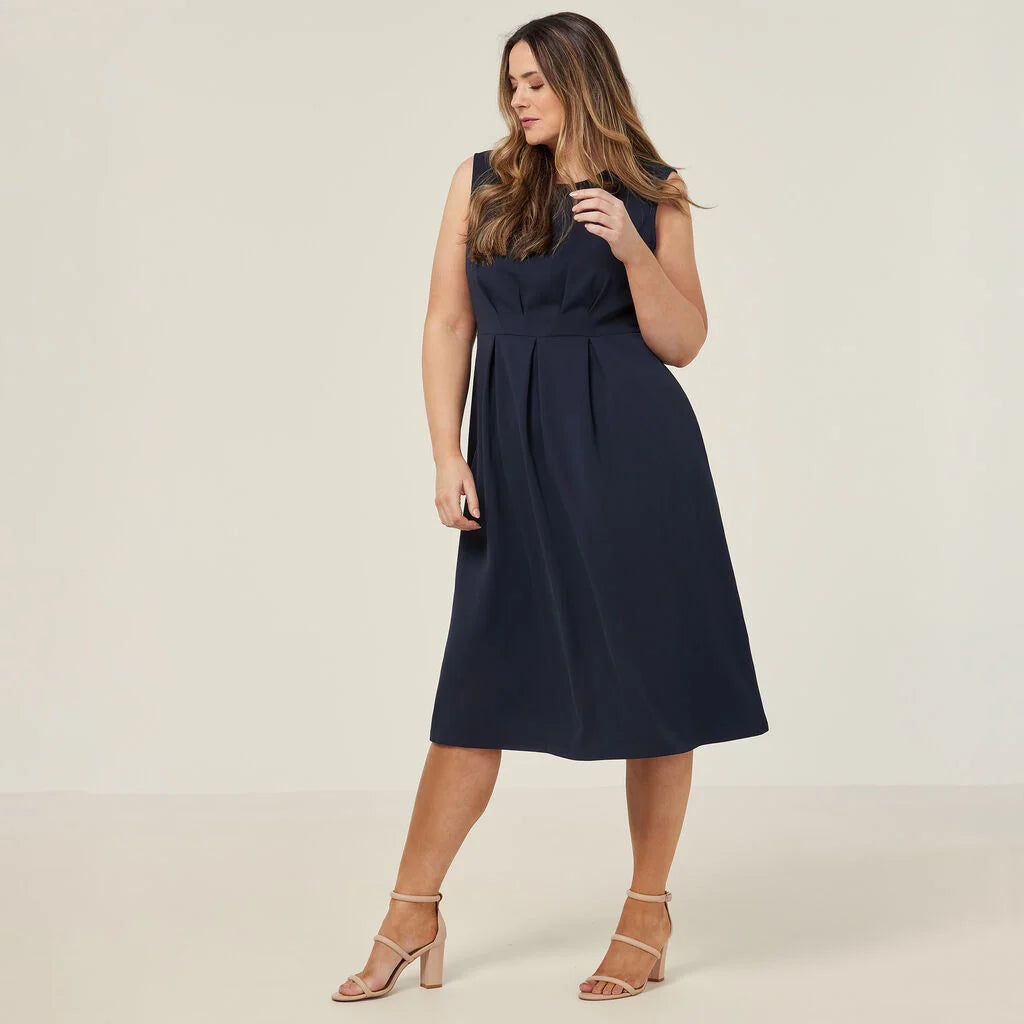 Crepe Stretch Sleeveless Dress - CAT69T