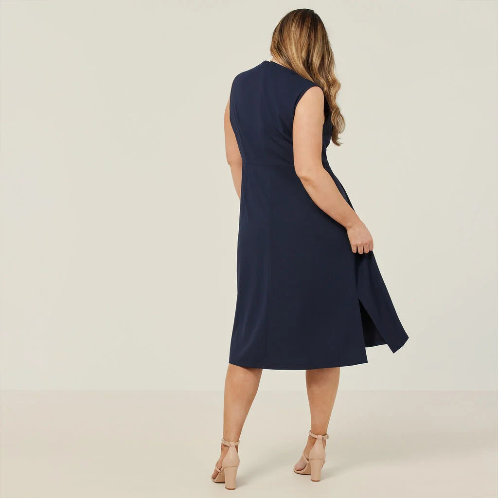 Crepe Stretch Sleeveless Dress - CAT69T