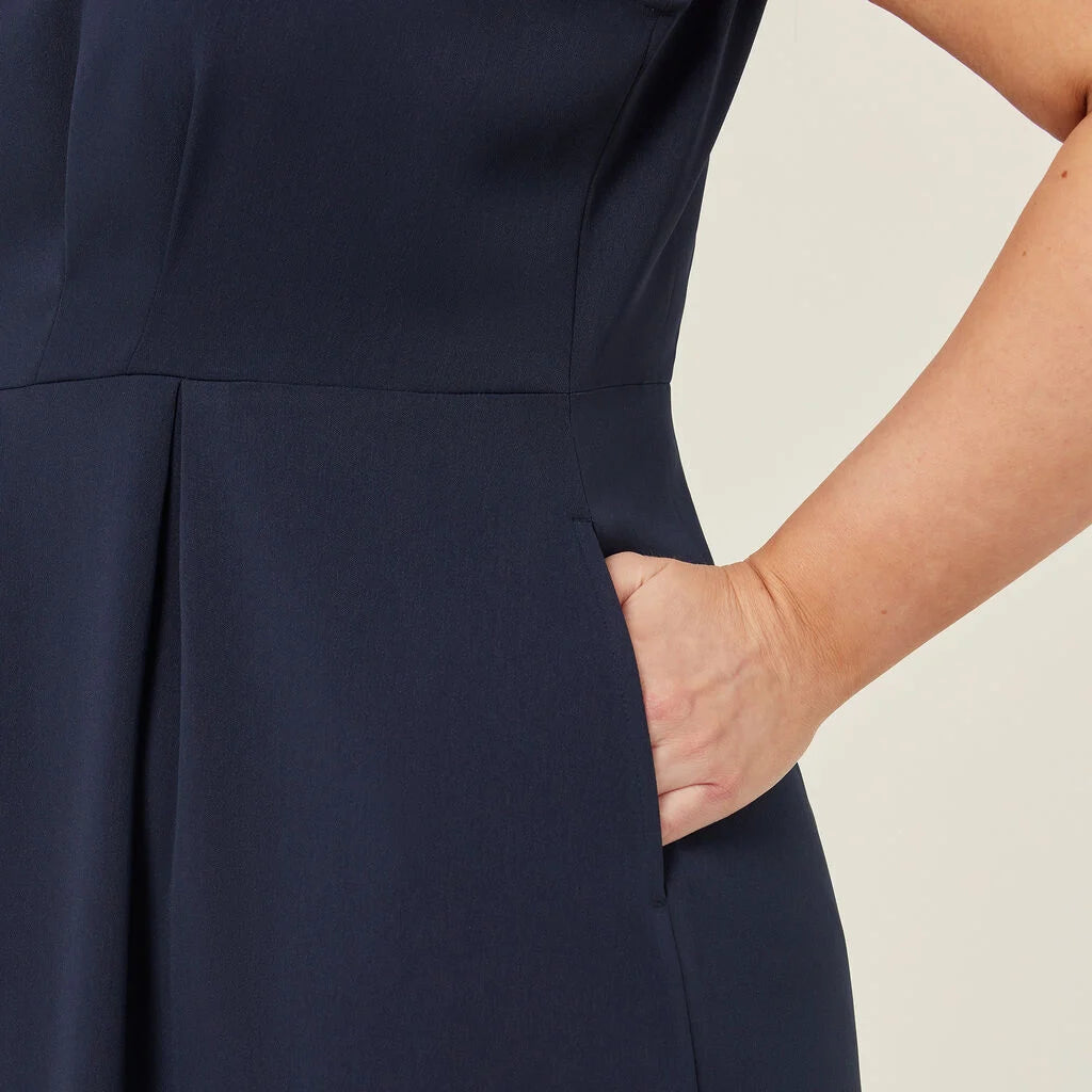 Crepe Stretch Sleeveless Dress - CAT69T