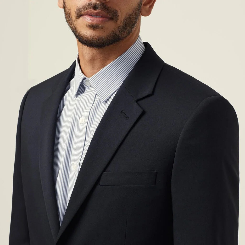 Poly Viscose Stretch Twill 2 Button Jacket - CATBA2
