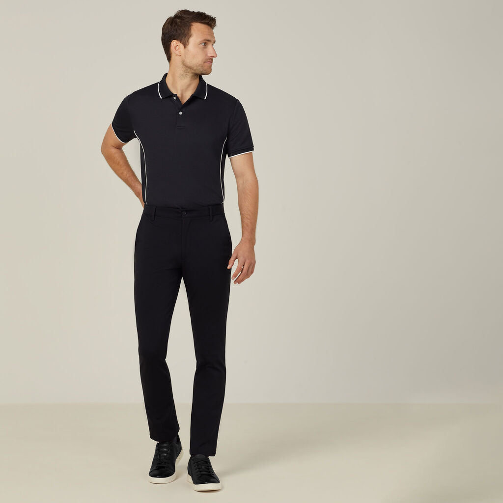 Poly Viscose Stretch Twill Slim Leg Pant - CATCEH