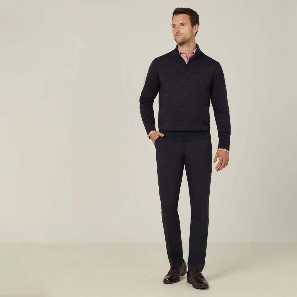 Stretch Wool Blend Slim Leg Pant - CATCFC