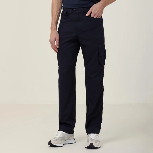 Poly Viscose Gaberdine Flex Waist Cargo Pant - CATCLD