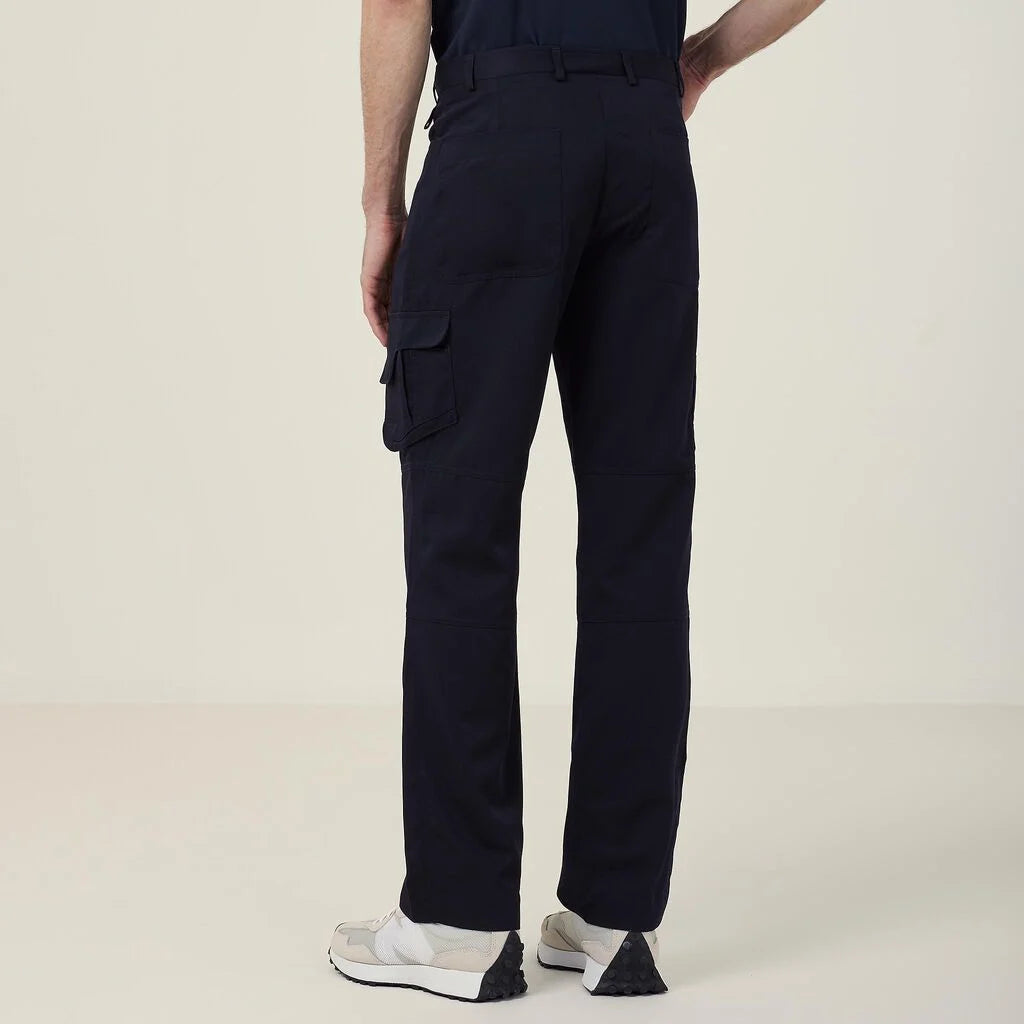 Poly Viscose Gaberdine Flex Waist Cargo Pant - CATCLD